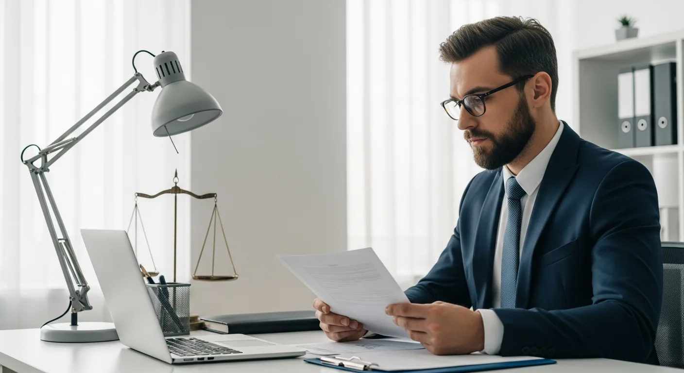 A professional performing a de business search on a laptop for official Delaware entity verification.