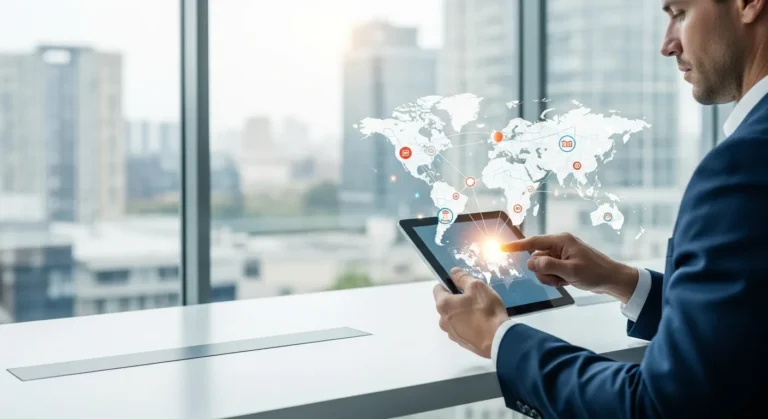 Scaling a brand internationally using a global business directory and high-tech digital networking tools.