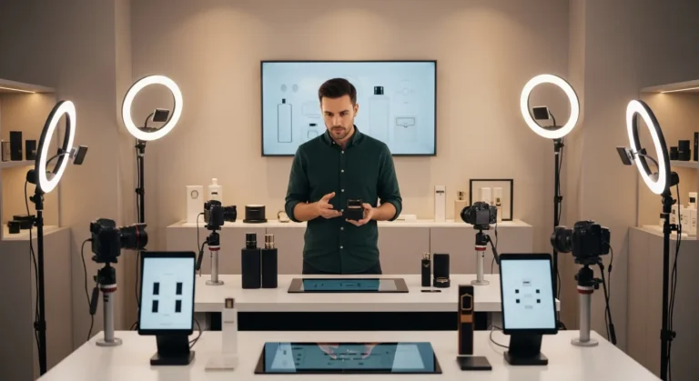 Man demonstrating effective livestream shopping strategies for brands in a modern 2026 digital retail environment.