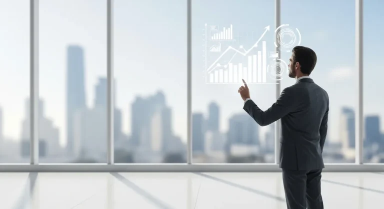 Pedro Paulo business consultant analyzing modern growth strategy data on a digital interface in 2026.