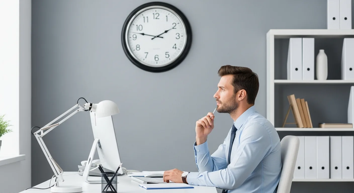 A man implements effective time management strategies for business owners to organize a busy professional schedule.